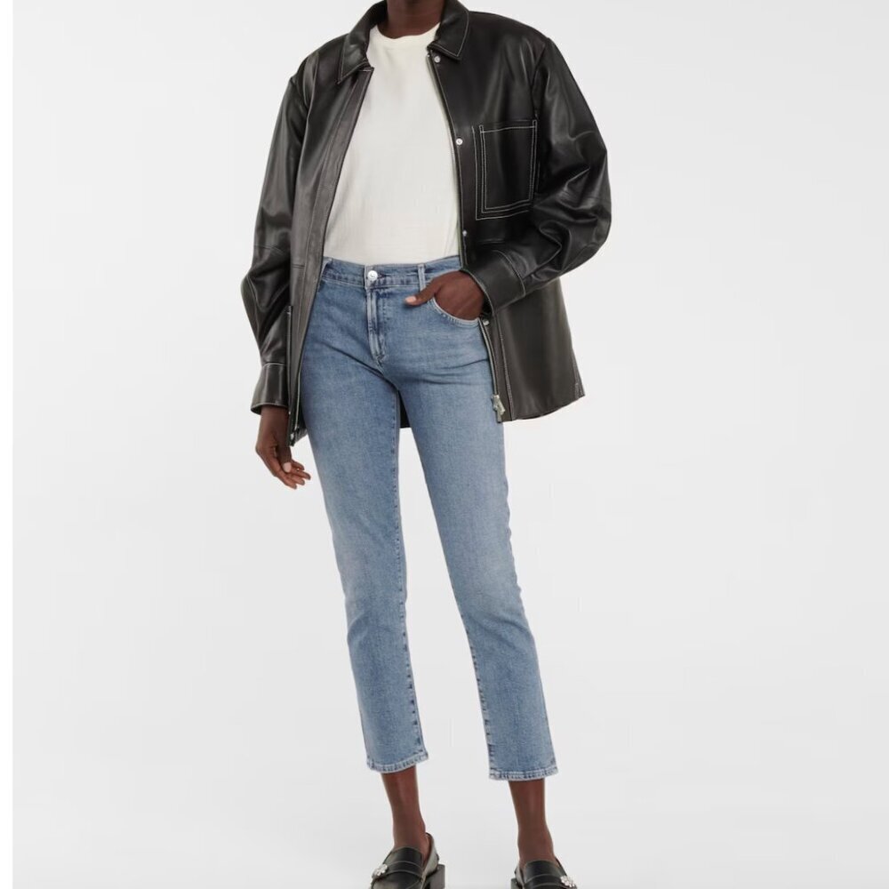 Citizens of Humanity Elsa mid-rise slim cropped jeans in women's Size 25